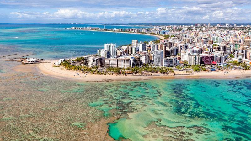 Maceió Time Apto 410 Quarto Sala Luxo Conforto Na Praia Ponta Verde מראה חיצוני תמונה